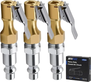 Druckluftfutter 3er Pack, Heavy Duty Closed Flow Reifenfutter mit 1/4" FNPT für Reifen I - Bild 1 von 12