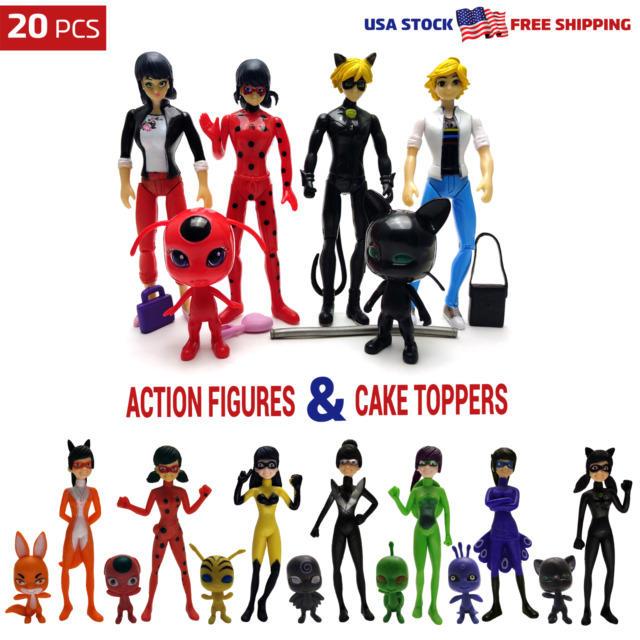 Compra online de HaoYunLai Anime Miraculous Ladybug Action Figure