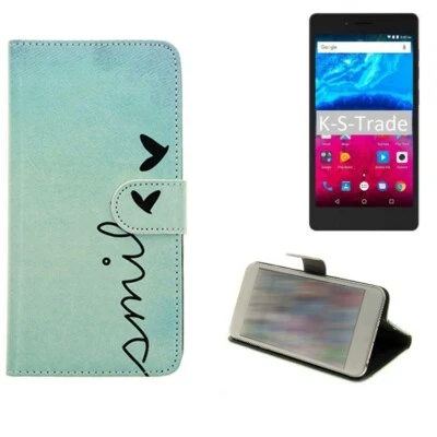 Housse Étui Archos Core 50 portefeuills Flip Cover Coque fleur Wallet Bag Case - Photo 1/4