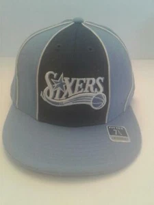 Gorra ajustada Philadelphia 76ers Reebok Carolina azul/azul oscuro 7-3/4 - Imagen 1 de 6
