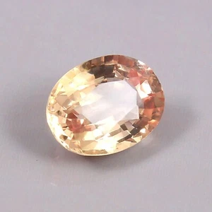 Zafiro Padparadscha de Ceilán natural grado AAA de 4,30 quilates piedra preciosa suelta de corte ovalado - Imagen 1 de 6