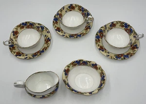 Rare Art deco Teacup Aynsley Flower chintz 4500, Bone China British 1930 - Picture 1 of 8