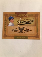 ROBIN YOUNT 2008 Playoff Prime Cuts #22 Ser #ed 2/5!!