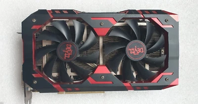 DataLand AMD Radeon DEVIL RX580 8GB 2304SP GDDR5 PCI-E Video Card DP HDMI DVI - Image 1 of 4