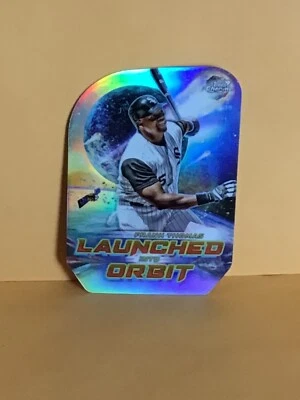 Frank Thomas Launched Into Orbit - 2023 Topps Chrome Cosmic Refractor #LIO-16 - Image 1 of 2