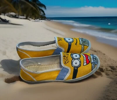 Minions Zapatillas sin cordones Niño Zapatos para niños Talla 8 Lados elásticos Foto 1 de 4