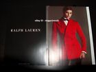 RALPH LAUREN 4-Page PRINT AD Fall 2019 TAYLOR HILL beautiful woman in red jacket