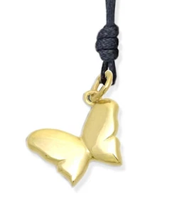 Ciondolo farfalla in oro 9 carati. Disponibile rosa, bianco, giallo - Foto 1 di 4