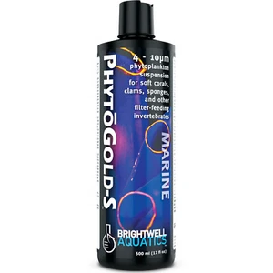 Brightwell Aquatics PhytoGold-S 500mL Phytoplankton Liquid Coral Food - Picture 1 of 1
