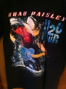 CONCERT T-SHIRT BRAD PAISLEY WORLD H20 TOUR SMALL - Bild 1 von 4