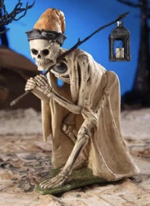 Bethany Lowe Halloween Skeleton Night Watchman with Lantern—Retired - Picture 1 of 12