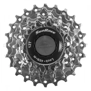 Sunrace CS-R63 7-Speed Cassette 12-24T Nickel Silver 7sp Hybrid Road Bike - Picture 1 of 1