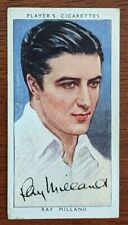 1938 John Player Cigarette Card - Film Stars 3rd Series #30 Ray Milland