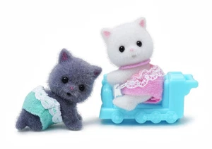 Sylvanian Families Calico Critters Perserkatze Baby Zwillinge - Bild 1 von 3