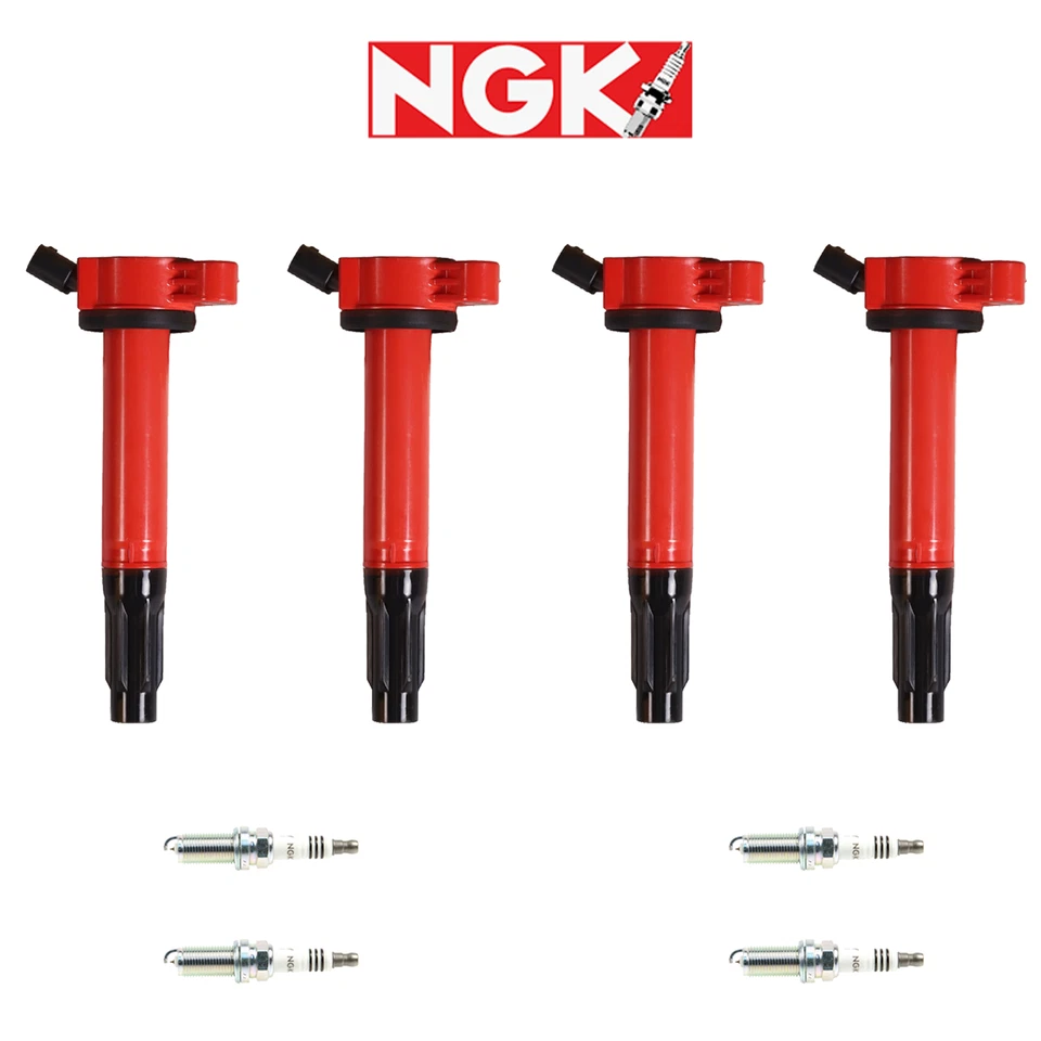 Bujía NGK + bobina de encendido para 09-19 Scion Toyota Rav4 Tundra Sienna 2,7 L I4 Foto 1 de 1