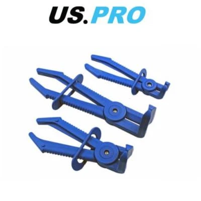 Juego de alicates de abrazadera de manguera en ángulo US PRO 3PC 5865