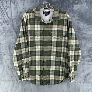 CC Filson x Ford Bronco Twin Lakes Sport Shirt Medium Plaid Vented RARE - Picture 1 of 19