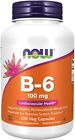 Now Foods B-6 100mg 250 caps - Cardiovascular & Nervous System Support