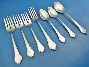 7 Pc Wm. A Rogers Deluxe SUMMER MIST / AUTUMN GLOW Stainless Assorted - Oneida - Picture 1 of 9