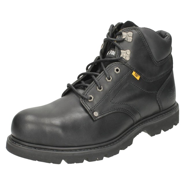 Bota Caterpillar THRESHOLD WP Impermeable SR Resistente al Deslizante PUNTA  SUAVE P74129 Negra