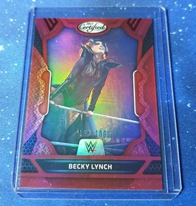 2022 Panini Chronicles WWE Certified Red /199 Becky Lynch #229 - Picture 1 of 2