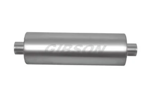 Gibson 420887 for SFT Superflow Center/Center Round Muffler - 8x24in/3in Inlet/3 - Picture 1 of 5