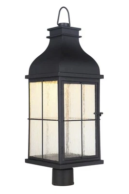 Iluminação artesanal usada ZA1825-MN-LED Vincent - 10W 1 LED poste grande externo - Imagem 1 de 3