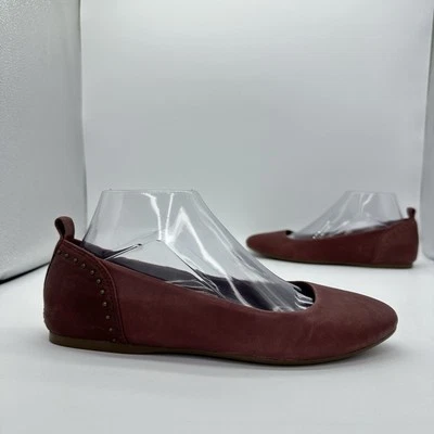 Lucky Brand-Cayna Ladrillo Rojo Ballet Sin Cordones Zapatos Planos Mujer 8 M Foto 1 de 4