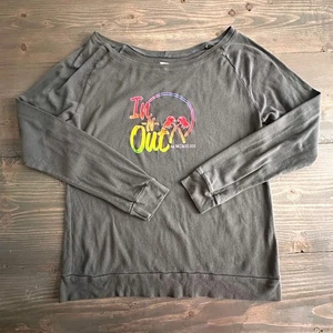 In-N-Out Burger Californa grau Longsleeve Top Palme Grafik Unisex Größe S - Bild 1 von 6