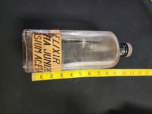 BOTELLA DROGA Farmacia Boticario Antigua Lg Etiqueta Completa Con Tapón - Imagen 1 de 5