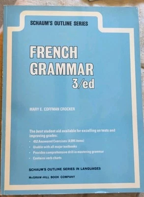 Schaum's Outline Series French Grammer 3/ed - Image 1 of 3