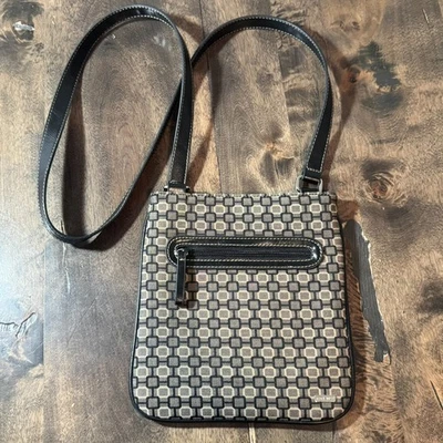 Nine West Womens Crossbody Bag Black & Beige - Image 1 of 4