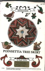 1015 Vintage Schnittmuster Handarbeit Wohndeko gesteppt Baum Rock Weihnachtsstern Quilt - Bild 1 von 1