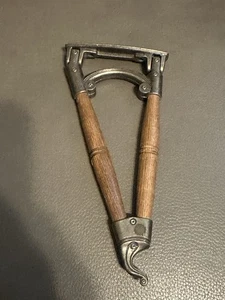 70er Jahre drehbare Pflanzenhaken Holz & Metall Laterne Lampe Wandhänger USA Vinta🔥🔥🔥 - Bild 1 von 5