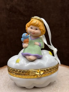 Hallmark Keepsake Ornament 1999 Little Cloud Keeper Hinged Trinket Box Porcelain - Picture 1 of 24