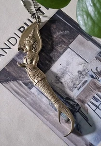 Abridor de botellas Thepphanom de bronce macizo de colección único en Tailandia - Imagen 1 de 7