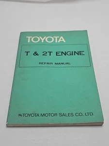 1972 Toyota T & 2T Engine Repair Manual 98060-1 - Bild 1 von 8