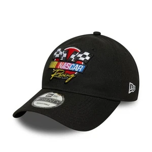 Nascar Cap Strapback Adjustable Unisex Classics Flag Black 9twenty - Picture 1 of 5