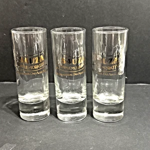 Set 3 Bicchieri Sauza Tequilla Commemorativi Tiratore/Colpo Fondo Pesante 4 1/8"h - Foto 1 di 10