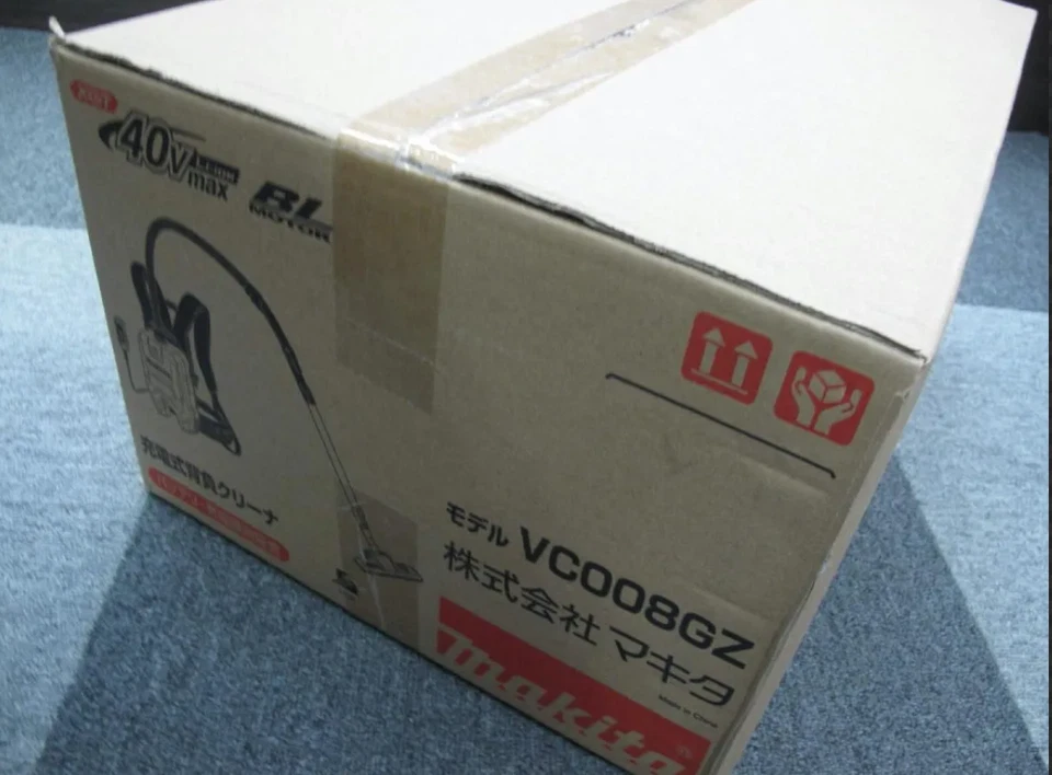 Makita VC008GZ 40V Backpack Type Vacuum Cleaner - Body Only, 2L, 195W, 60dB - Image 1 of 3