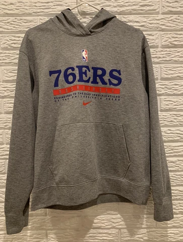 Nike Dri-Fit Philadelphia 76ers NBA Basketball Hoodie/Hooded Sweatshirt, Medium Cover