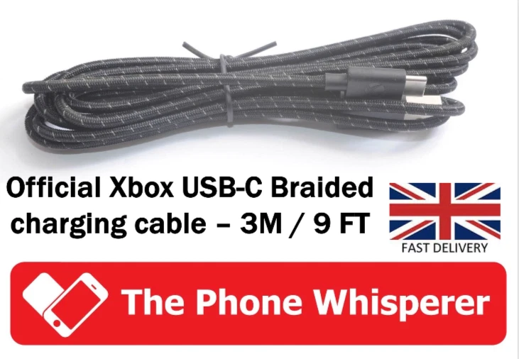 Official Xbox Elite Series 2 USB C Charging Cable For Controllers Genuine - Image 1 of 1