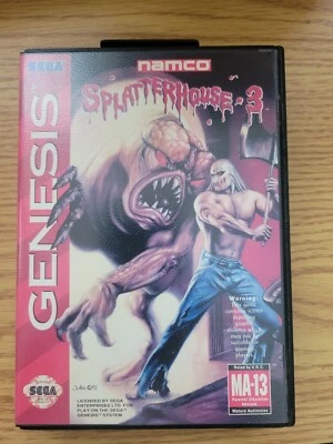 Splatterhouse 3 Sega Genesis 1993 Namco Videojuego Completo Auténtico Probado Foto 1 de 3