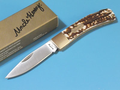 SCHRADE 1136000 Next Gen Uncle Henry 5UH Bruin lockback knife 3 3/4" closed NEW! - Image 1 of 4