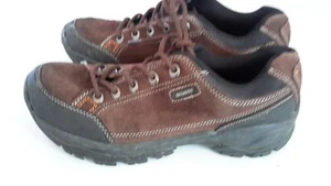 Nevados Men’s US 7.5 Brown Leather Hiking Shoes Lace Up Pre-owned - Picture 1 of 11