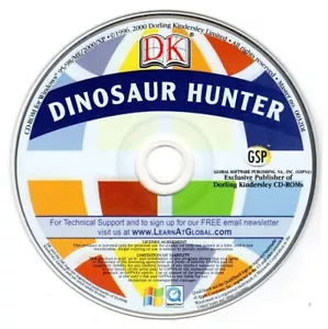 DK Dinosaur Hunter v2.0 (Ages 7+) (PC-CD, 2000) for Windows - NEW CD in SLEEVE - Picture 1 of 2