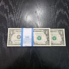 $1 Us Notes New Uncirculated 2017 A One Dollar Bills Chicago  $100 Strap