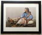 Mujer Con Niño   _ Indios Tarahumaras _ Litografía De Mayo Abitía
