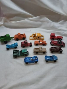 Lot of 13 Vintage TOOTSIETOY & Others Diecast Metal Toy Vehicles Cars Trucks - Picture 1 of 7