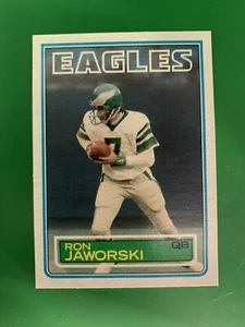 1983 Topps Ron Jaworski DP Philadelphia Eagles #142 - Imagen 1 de 2